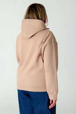Арт. 15116 Худи женское с капюшоном 46-54 (5 шт) Цвет:бежевый - Калинка фото 14
