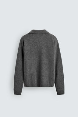 WOOL - CASHMERE KNIT POLO SHIRT - Zara фото 8