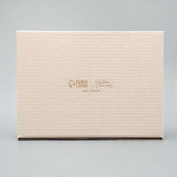 Цена за 2 шт. Коробка новогодняя складная «Снежный город», бурый, 27×21×9 см