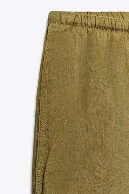 ZW COLLECTION 100% LINEN PALAZZO TROUSERS - Zara фото 11