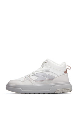 Кеды повседневные утепленные Бежевый/Серый