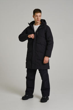 Пуховик средней длины Черный - Anta фото 8