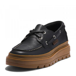 Женские мокасины Timberland Ray City Boat Shoe 2 Eye черные  фото 9