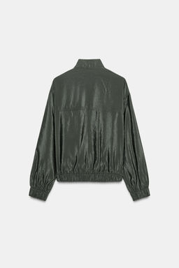 HIGH-NECK BOMBER JACKET - Zara фото 5