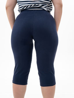 Бриджи хлопок 95%, лайкра 5%,темно-синие