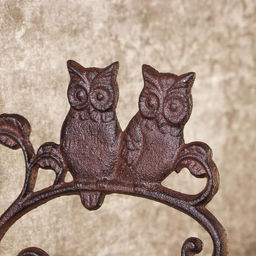 Колокол сувенирный металл Два филина на ветке 21х16х10 см - Simaland фото 2