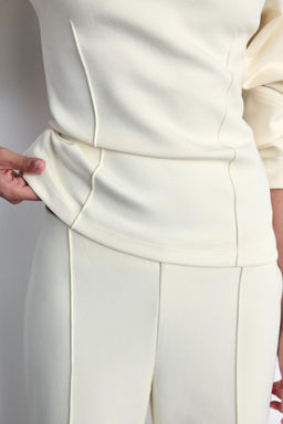 FITTED INTERLOCK SWEATSHIRT - Zara фото 19