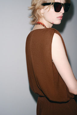 TOP WITH ELASTICATED HEM - Zara фото 3