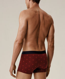 ATLANTIC 2GMH-029 Трусы шорты 3D Love - набор 2 шт. темно-синий + красный фото 4