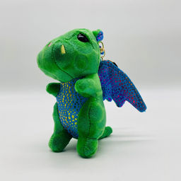 Мягкая игрушка брелок Дино с цветными чешуйками 13 см в ассортименте - Storyland фото 5