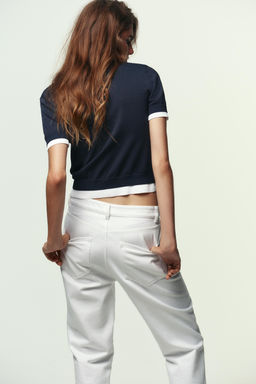 DOUBLE-LAYER TRIM CARDIGAN - Zara фото 12