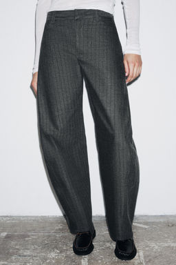 ZW COLLECTION STRIPED TROUSERS - Zara фото 2