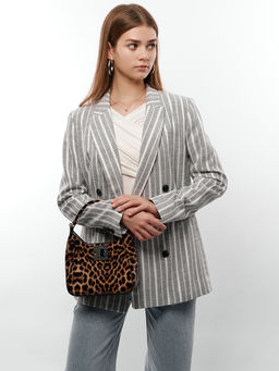 LACCOMA сумка Q8032-1-леопард бежевый натуральная кожа полиэстер фото 2