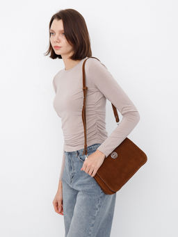 Сумка 1035CF brown Polina&Eiterou