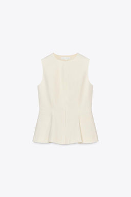 ZW COLLECTION PEPLUM TOP - Zara фото 6