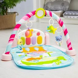 Развивающий музыкальный коврик Слонята 72х45 см, Крошка Я