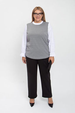 Блуза Luxury Moda 1236 бело-черный