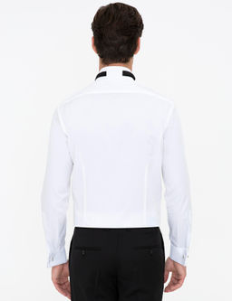 Beyaz Slim Fit Smokin G_mlek