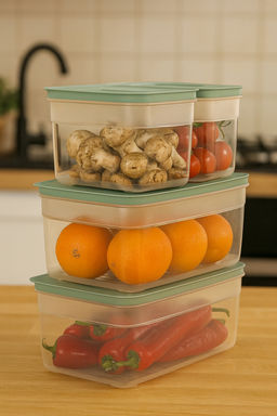 4lu Hava Ayarlanabilir Buzdolab? Duzenleyici/Saklama Kab? 2x( 3,5Lt ,1,65Lt) TPHSS25SKB00002