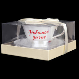 Чайный набор 2 предмета 250 мл Любимой дочке / RS/2-FY22009 /уп 36/ - Галеонтрейд фото 6