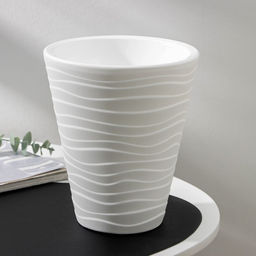 Кашпо для цветов со вставкой Plast-Avenue «Валенсия», 2.8 л, пластик, белое