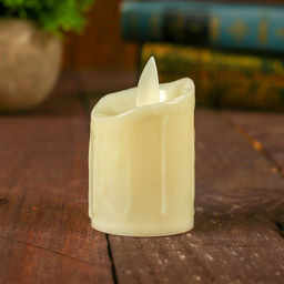 Цена за 24 шт. Свеча светодиодная Гламур, горит жёлтым