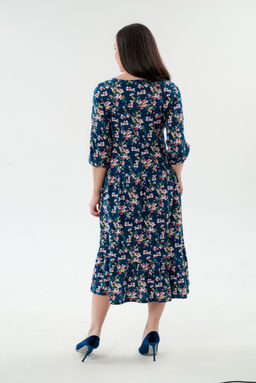 Платье женское из кулирки Софи сакура - Амадэль фото 12