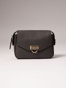 Сумка кожаная через плечо Azaro 3684 темный лес