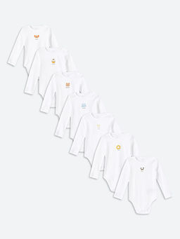 Bisiklet Yaka Unisex ??t??tl? Body 7li