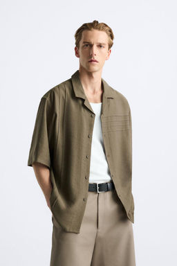 LIYOSEL - KETEN POLO T-SHIRT - Zara фото 2