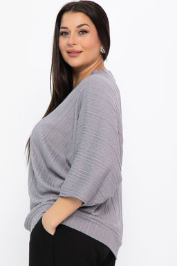 Блуза Вэнсдей (серая) Б14820-4М
