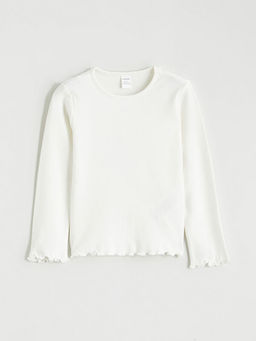 Fiyonklu K?z ?ocuk Elbise ve Bluz