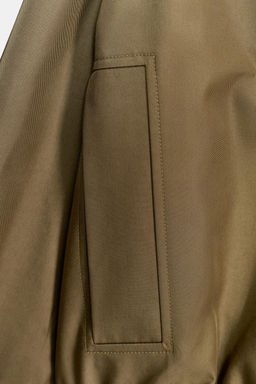 PADDED TRENCH COAT WITH FAUX FUR COLLAR ZW COLLECTION - Zara фото 11