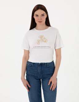 Beyaz Regular Fit Ti__rt