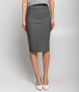 Юбка #103-1, серый