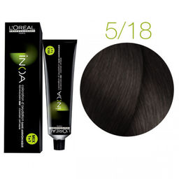INOA 5.18 светлый шатен пепельный мокка, 60 мл - Loreal professionnel фото 2