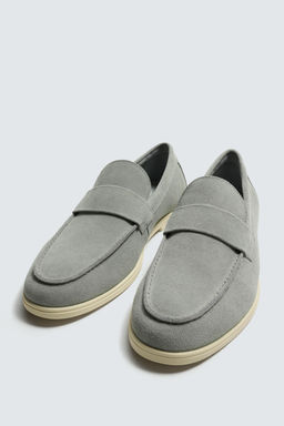 CASUAL LEATHER LOAFERS - Zara фото 5