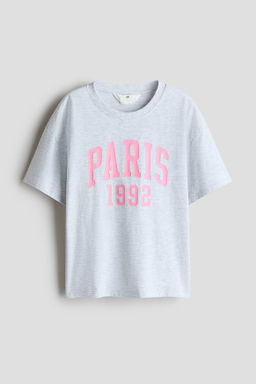 Camiseta estampada de algod?n - H&m фото 2