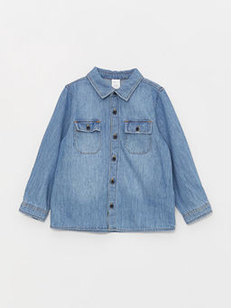 Basic Uzun Kollu Erkek Bebek Jean G?mlek