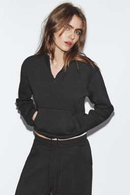 INTERLOCK POLO SWEATSHIRT - Zara фото 5
