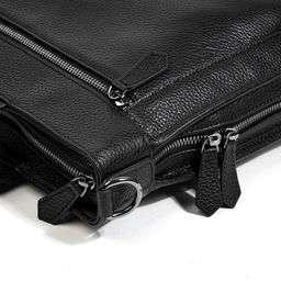 Сумка мужская, кожа, MIRONPAN 36212 Черный