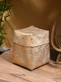 Корзинка плетёная «Аварис», 24×24×28 см