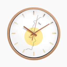 Часы настенные классические «Лица», бесшумные, плавный ход, d=20 см, от батарейки 1×АА