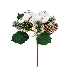 Blumentag VDF-142 Веточка хвойная с шишкой и ягодами 3 х 1 шт. 19 см 01