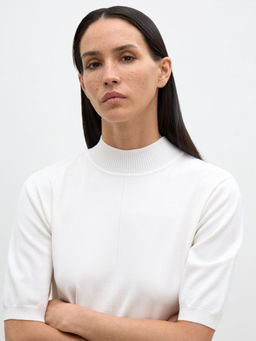 Conso/KTM 240713 - milk Водолазка женская