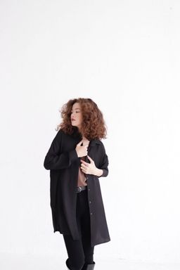 Базовая удлинённая рубашка свободного силуэта - Martichelli фото 5