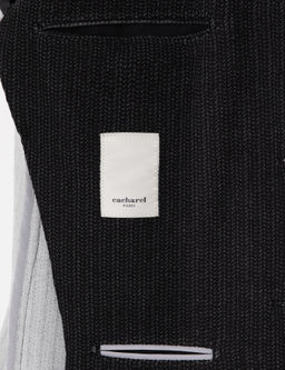 Черная зауженная куртка - Cacharel фото 6