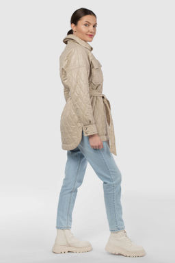 Пальто женское демисезонное (пояс) - El podio фото 4