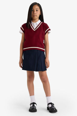 Okula D_n__ Standart Fit Triko S_veter K_z _ocuk - Defacto фото 3