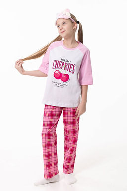 Пижама М225097Прб розовый/белый